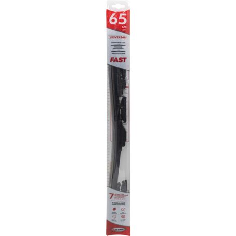 Spazzola tergicristallo singola Fast 65 cm - 26", per spazzole tradizionali e curve