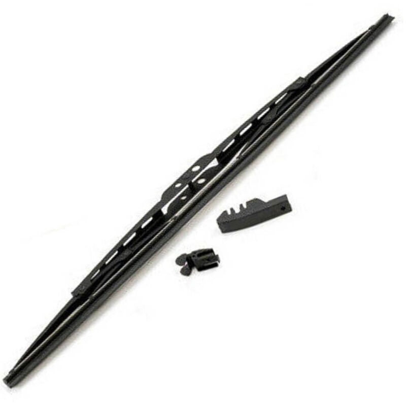 Spazzola Tergicristallo Standard Singola Per Auto In Metallo e Gomma 56 Cm - - Trade Shop Traesio