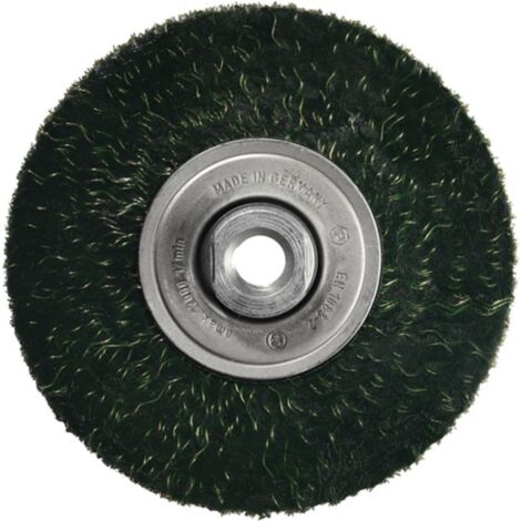 Mola Lucidante In Fibra Di Nylon &Oslash;150 Mm - Durezza 5P, Foro 12.7 Mm, Per Lucidatrici Da Tavolo, Rame E Alluminio