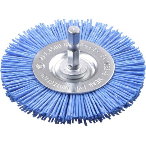 SPAZZOLA TRAPANO NYLON GROSSOLANO DIAM 100 MM