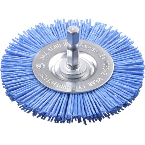 SPAZZOLA TRAPANO NYLON GROSSOLANO DIAM 100 MM