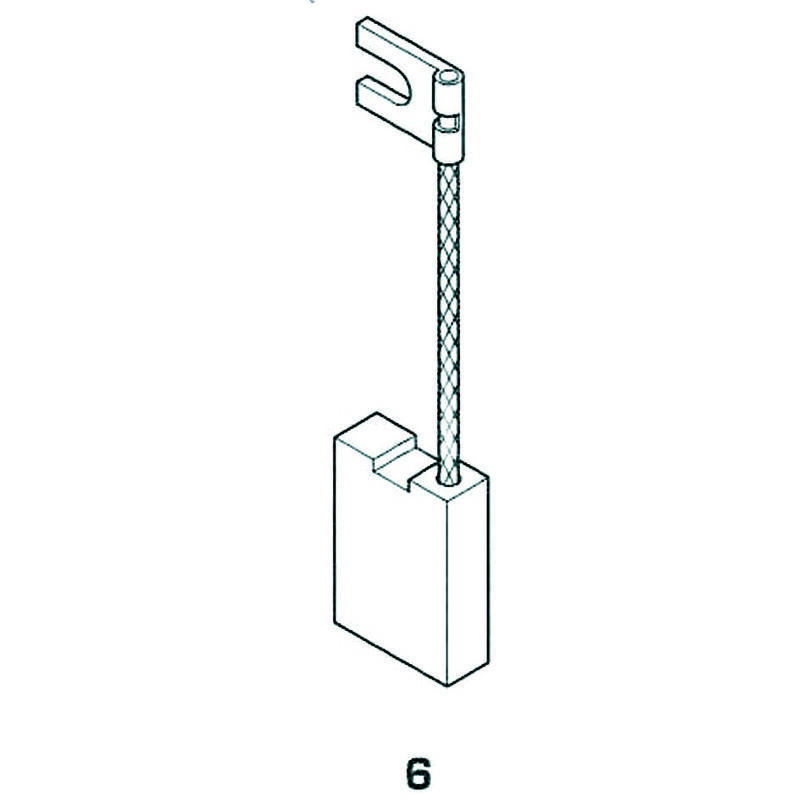 Image of Spazzole a carboncino per elettroutensili modello 6 - stayer 1723 mm.6x10x20h.