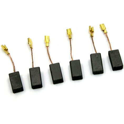 spazzole di carbone, spazzole di carbone per motori elettrici applicabili 5 mm x 8 mm x 16 mm per utensili elettrici Bosch GWS 6-110 E, GWS 6-115, GWS 6-115 E, GWS 6-125