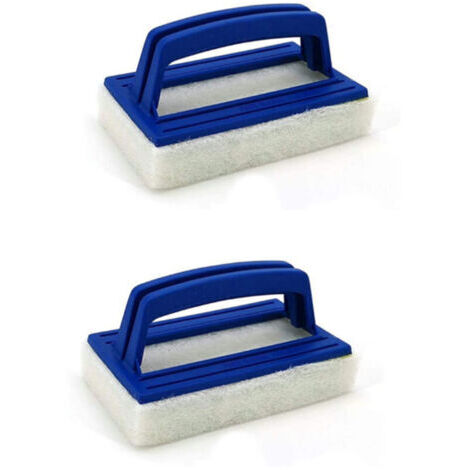 Spazzole e spugne per la pulizia della piscina, 2 elementi, spazzola per la linea d'acqua per la pulizia della piscina e accessori, spazzola per la linea d'acqua per piscina, spa e vasche per la puliz