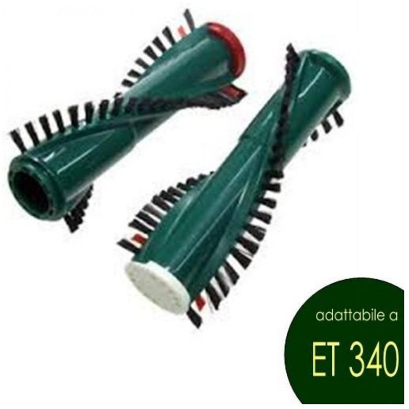Image of Vorwerk Compatibili - spazzole kit Rulli dx e sx Battitappeto folletto ET340 EB350 EB351