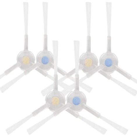 Spazzole laterali di ricambio per robot aspirapolvere Narval T10 - Set di 3 spazzole di pulizia in nylon