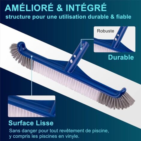 Spazzole per la pulizia di pareti e fondo delle piscine.