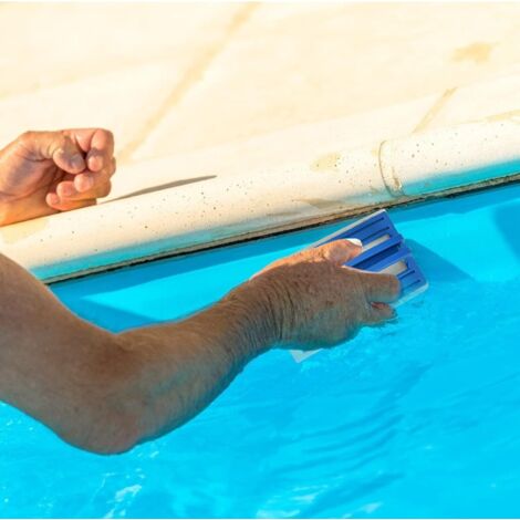 Spazzole per pulizia piscina - Spugna - Spazzola antialghe - Adatta per pulire sporco e muschio - per spa, piccola piscina, vasca da bagno