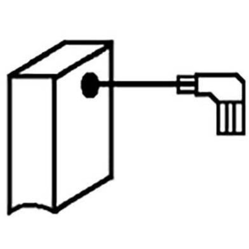 Carboncino Makita Z0661 porta grafite mm 5X11 h.mm 15,5 cf=pz 2