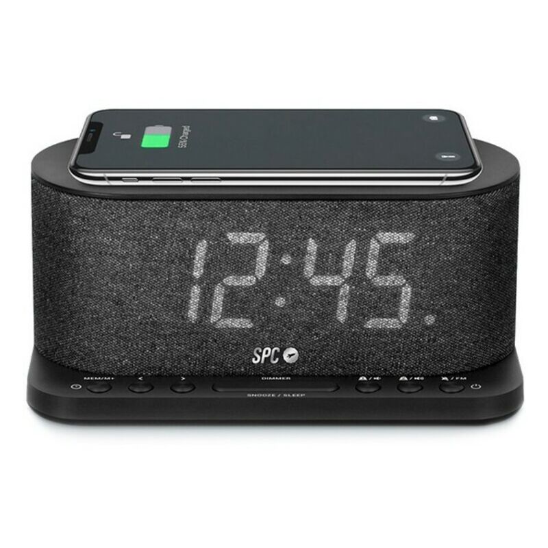 

SPC Radio Despertador con Cargador Inalámbrico SPC 4582N 4,3" LED USB Negro
