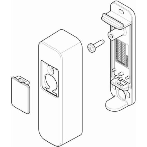 SPCG010900 Ensemble plastique Paire de photocellules Epsax Pièce de rechange d'origine NICE SPCG010900