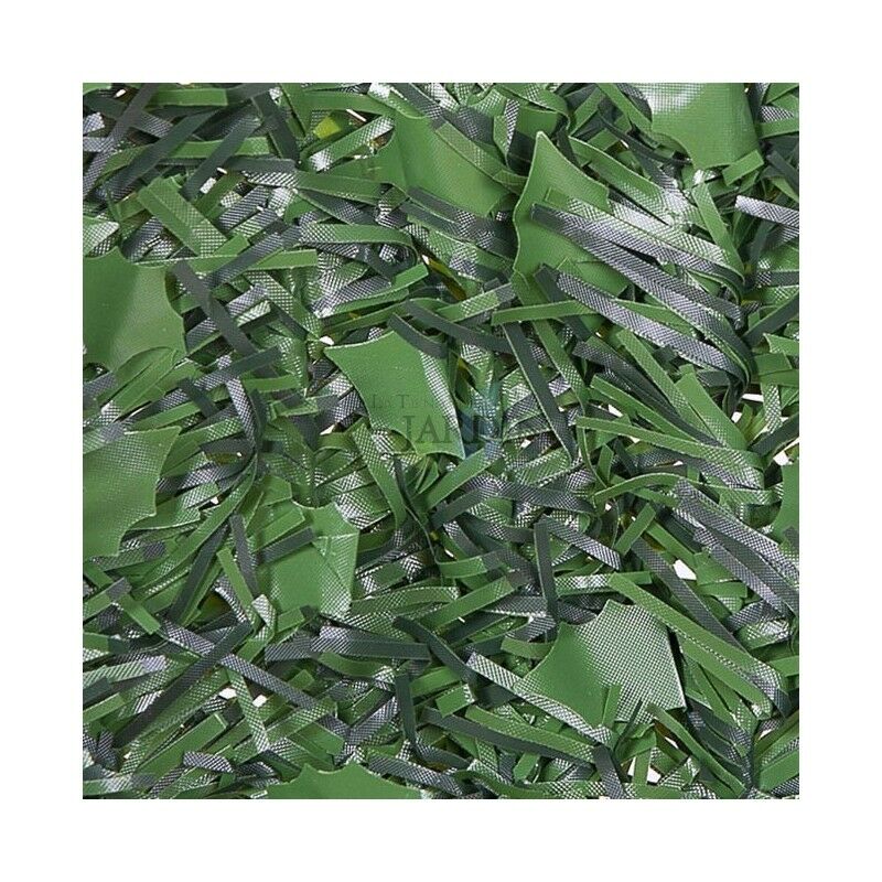 Haie artificielle bicolore à feuilles minces, 110 brins, 1 x 3 mètres, Brise-Vue décoration occultation 95%, vert