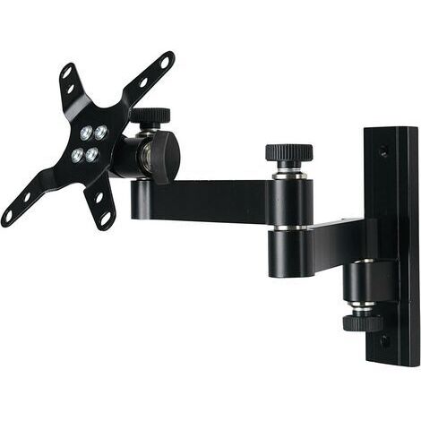 SpeaKa Professional SP-6444400 simple Support mural pour écran 33,0 cm (13") - 76,2 cm (30") noir inclinable, mobile X999771