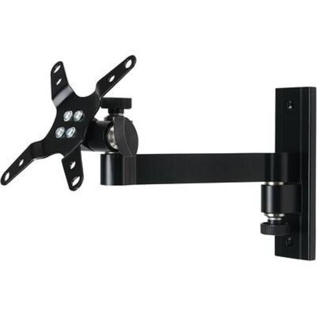 SpeaKa Professional SP-6456756 1 parte Supporto a muro per monitor 33,0 cm (13) - 76,2 cm (30) Nero Inclinabile, Gire