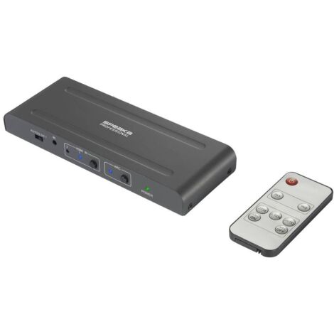 SpeaKa Professional SP-HDA-300 2+1 Porta Switch HDMI UHD 4K @ 60 Hz