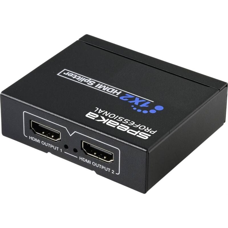 Speaka Professional - SP-HDS-110 1+2 ports Répartiteur hdmi 3840 x 2160 pixels noir Y422262