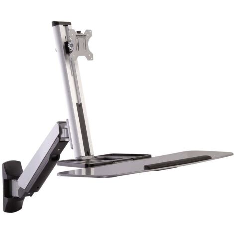 SpeaKa Professional SP-MM-705 1 parte Supporto a muro per monitor 33,0 cm (13) - 81,3 cm (32) Argento Regolabile in a