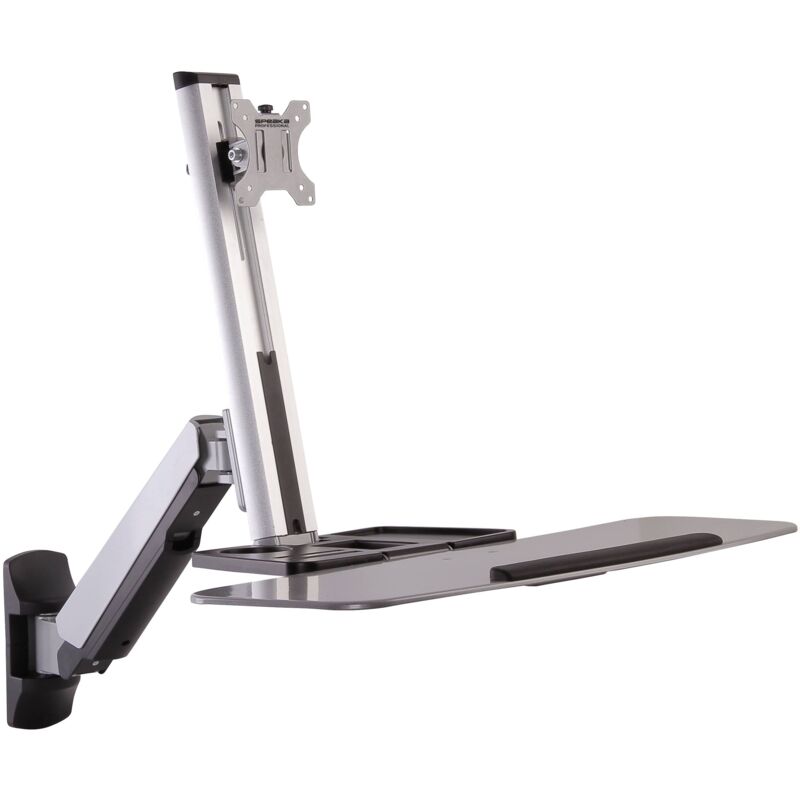 Support mural pour écran Speaka Professional SP-MM-705 simple 33,0 cm (13') - 81,3 cm (32') réglable en hauteur, inclinable, mobile, rotatif S304672