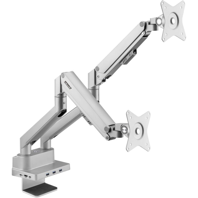 SP-MM-800 x2 Support de table pour écran 43,2 cm (17') - 81,3 cm (32') station d'accueil intégrée, technologie à gaz comprimé X525632 - Speaka
