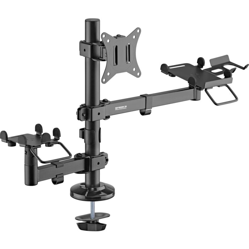 SP-POS-200 simple Support de table pour écran 43,2 cm (17') - 81,3 cm (32') noir Support pour terminal pos + imprimante, inclinab R649862 - Speaka
