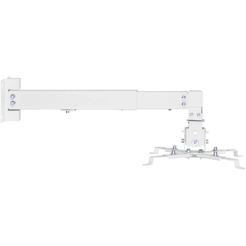 Speaka Professional - SP-PWM-101 Support mural pour projecteur rotatif Distance entre les murs (max.): 600 mm blanc