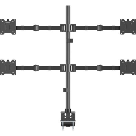 SpeaKa Professional Support de table pour écran SP-MM-541 4 Écran(s) 43,2 cm (17") - 88,9 cm (35") n