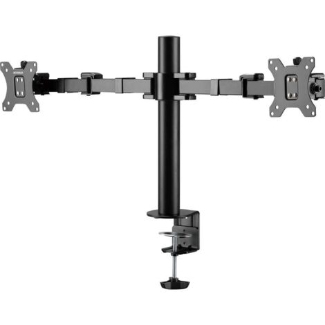 SpeaKa Professional Support d'écran SP-MM-220 2 Écran(s) 43,2 cm (17) - 81,3 cm (32) noir réglable en hauteur, inclin
