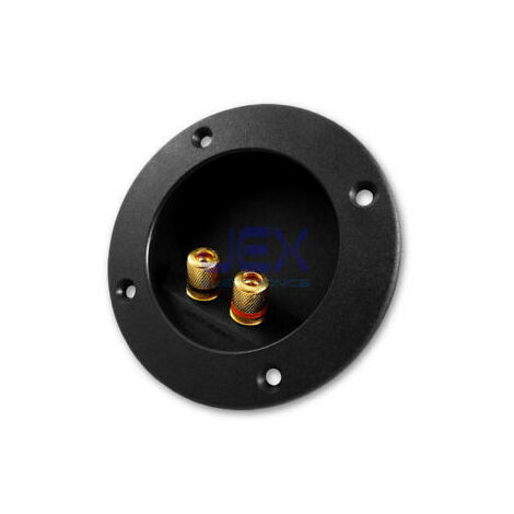Speaker Box Connector Base Pressure Fitting Round Gold Plated Terminals