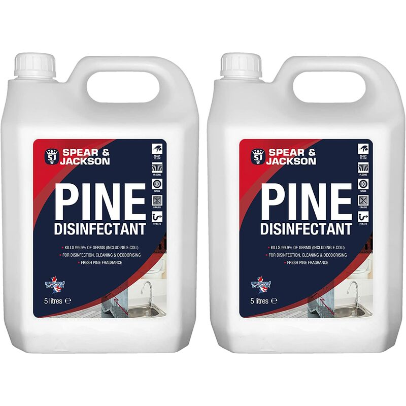 Spearjackson - Spear and Jackson - Pine Disinfectant - 2 x 5L Concentrate…