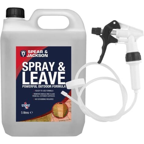 Spear & Jackson 5L Spray and Leave Ready to Use formula with Long Hose Trigger Spray