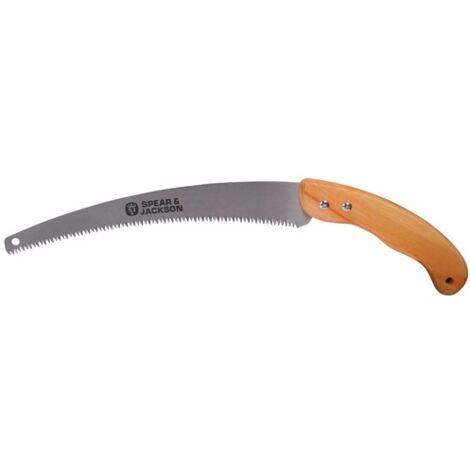 Spear-Jackson Scie jardin 52 cm poignée bois vernis
