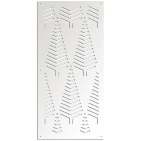 SPEAR - Pannello in PVC traforato - Parasole - Colore: bianco - Misura: 50x150 cm