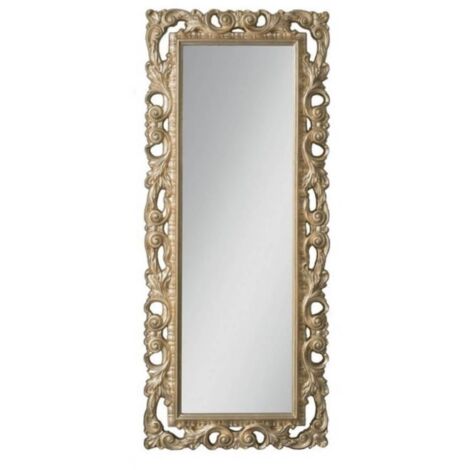 Specchiera Anna 76x180 colore foglia oro