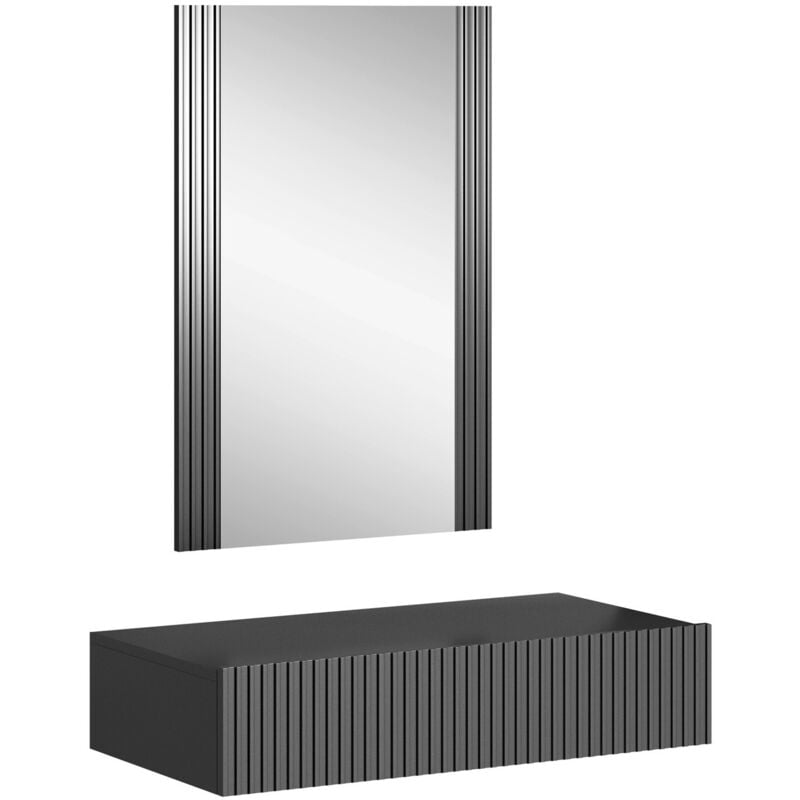 Specchiera Miami J100, Antracite, Specchio