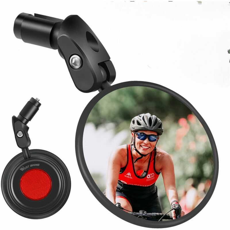 Specchietto retrovisore per bicicletta, 2 pezzi