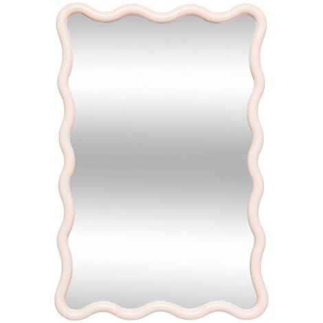 Specchio a onda beige judy 60x38cm - Atmosphera créateur d'intérieur