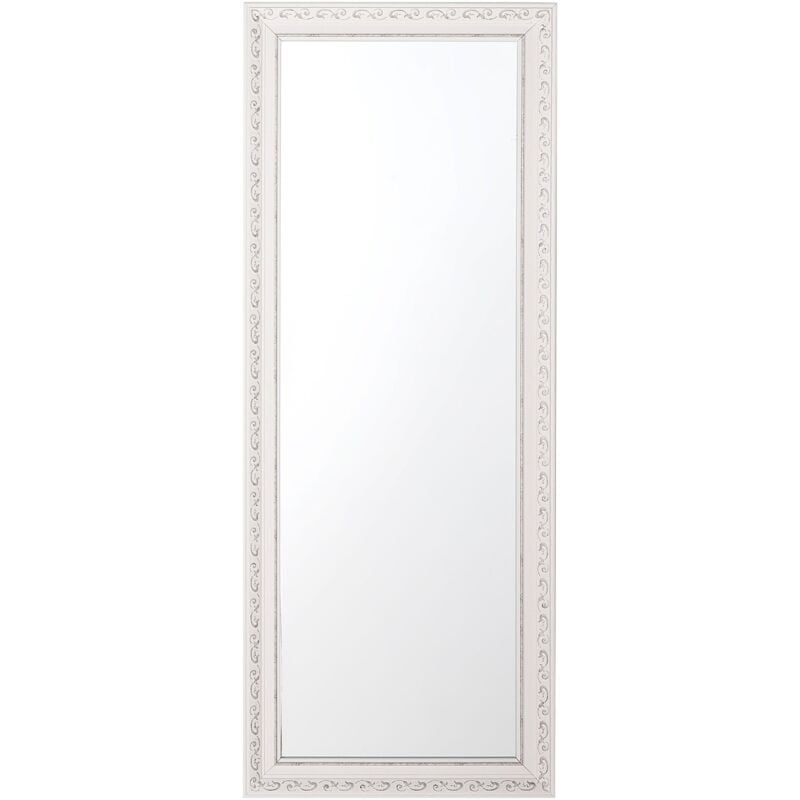 Beliani - Specchio a parete - cornice bianca - 51 x 141 cm - Mauleon