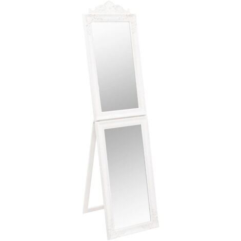 Specchio Autoportante Nero 50x200 cm vidaXL - Nero
