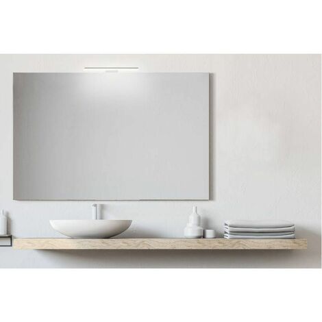 Specchio bagno 120x80 cm con luce led premium da 45 cm