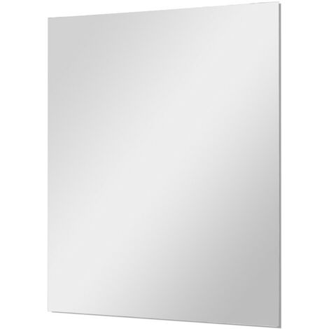 Specchio bagno 60x80 cm a filo lucido con installazione reversibile