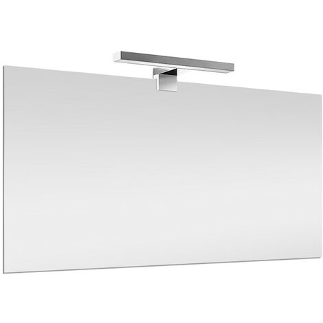 Specchio bagno 70x105 cm reversibile con luce LED naturale
