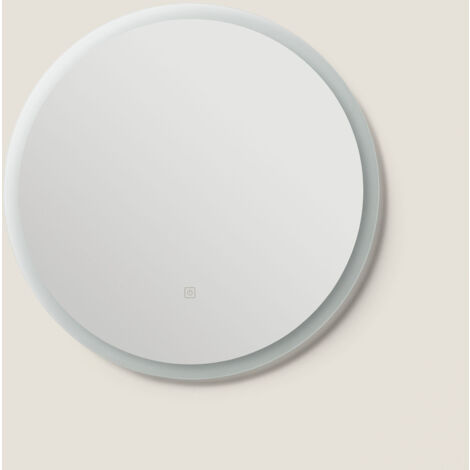 Specchio Bagno con Luce LED y Antiappannamento Ø60 cm Shala 2700K Bianco Caldo