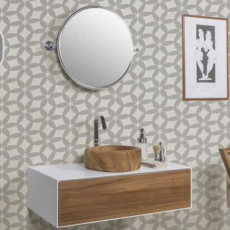 Specchio da Bagno,Specchio da bagno rotondo da appendere alla parete Trucco  semplice senza cornice Trucco creativo Specchio decorativo da barbiere,  diametro: 50 cm, 60 cm, 70 cm, 80 cm : : Casa e cucina