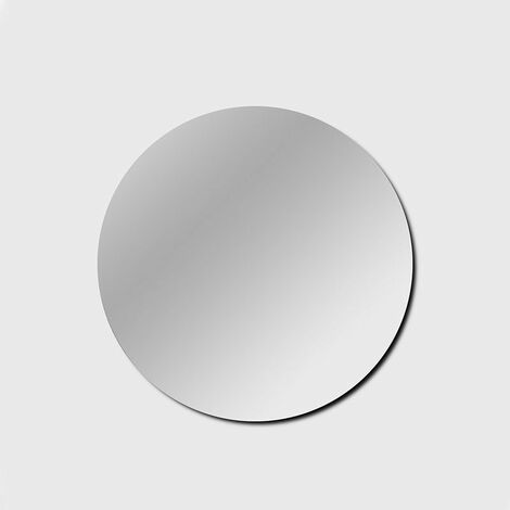 Specchio Montato a Parete con Smart Touch Button KWW 60 cm LED Rotondo Specchio Vanity Bagno Facile da Installare Temperatura di Colore Regolabile Luci Dimmerabili Anti-Nebbia 