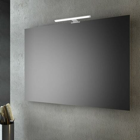 Specchio bagno su misura con cornice cromata lucida 90x60