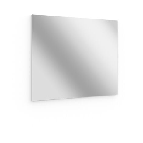 Specchio bagno Viola, Bianco, 80 x 65 cm, Vicco