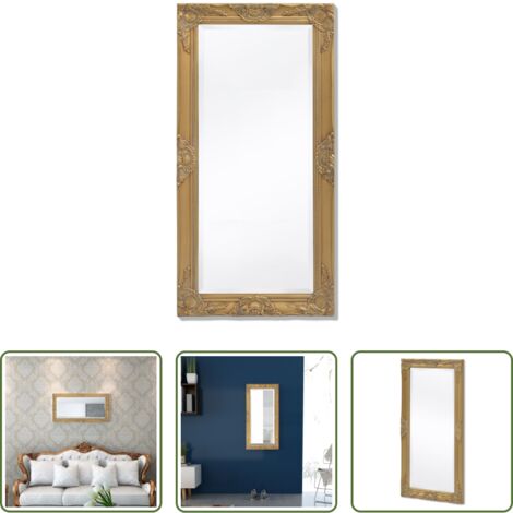 Specchio barocco -  Specchio da Parete Stile Barocco 100x50 cm Oro
