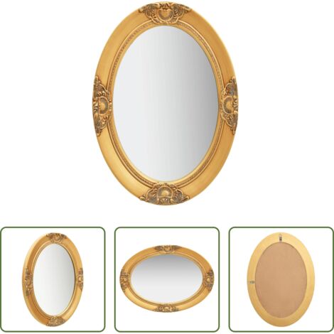 Specchio barocco -  Specchio da Parete Stile Barocco 50x70 cm Oro