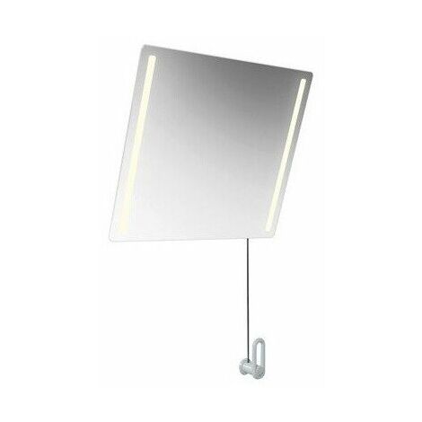 Specchio basculante LED basic B: 600mm H: 540mm corallo