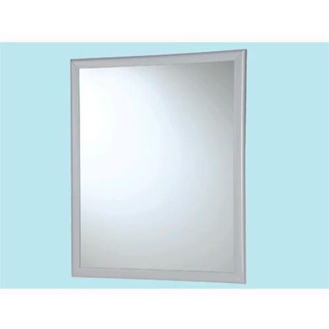 BIGHOUSE IT Specchio Da Bagno Rettangolare Con Cornice In Abs Bianco 50x60cm 1pz -332011